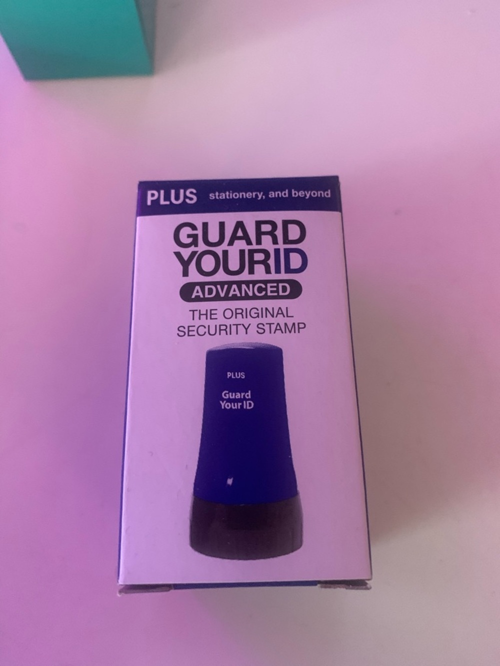 PLUS Guard Your ID Advanced Security Stamp - Blue